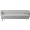GUBI divano STAY 220x110 cm con piedini in legno - 11191-OA-D
