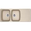 FRANKE lavello a 2 vasche + gocciolatoio ANTEA AZG 621 - 114.0490.256