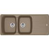 FRANKE lavello a 2 vasche + gocciolatoio ANTEA AZG 621 - 114.0490.259