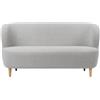 GUBI divano STAY 150x70 cm con piedini in legno - 11185-OA-B