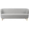 GUBI divano STAY 190x95 cm con piedini in legno - 11189-OA-A