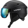 Lixada Caschi da Sci, Casco da Sci Integrato Casco da Snowboard per Uomo e Donna con Visiera Rimovibile