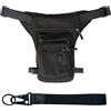 Catime 4 in 1 Marsupio Uomo Donna, 4 Tasche Borsa Gamba Moto Impermeabile Nylon con 1 Portachiavi, Regolabile Marsupio da Cintura, Marsupio Cosciale, Marsupio Laterale Sportivo per Ciclismo Corsa Outdoor