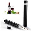 Quntis cavatappi professionale per vino, cavatappi ad aria compressa di alta qualità, cavatappi in acciaio inox Regalo per feste e vacanze per uomini e donne - Argenteo