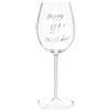 Maturi Bicchiere da vino Maturi Happy 21st Birthday con stelo in argento e diamante - 400 ml