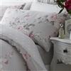 Catherine Lansfield Canterbury Grey Copripiumino 135 x 200 + 80 x 80 cm + lenzuolo con angoli bianchi 90 x 200 + 1 federa 80 x 80 cm bianco