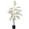 Zstar Palma artificiale, 120 cm, grande palma artificiale in vaso, piante da interno, decorazione angolare per soggiorno, ufficio, terrazza, rosso