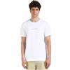 Calvin Klein Uomo T-Shirt Maniche Corte Minimal Logo Tee Scollo Rotondo, Bianco (Bright White), XXL