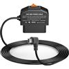 Gebildet Mini kit di Cablaggio OBD per Dash Cam USB con Cavo di Alimentazione OBD per Dashcam da 12-24V a 5V/3A con Protezione da Bassa Tensione,Sorveglianza Parcheggio 24ore su 24/modalità Acc