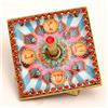 iris art Dreidel in alluminio da collezione fatto a mano da Iris Art