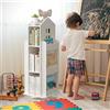 uyoyous Libreria girevole a 3 livelli per bambini, girevole a 360°, scaffale per bambini, piccolo scaffale per riporre oggetti, rotante, per la cameretta dei bambini, il soggiorno