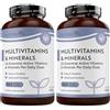 Nutravita Multivitaminico Completo - 365 Compresse Vegane, Fornitura di 1 anno - Multivitaminico Uomini & Donne - 26 Vitamine e Minerali Essenziali - Vitamine A, B, C, D, K, Zinco, Magnesio e Potassio