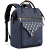 Lekesky Zaino Donna, Multiuso Backpack Porta PC 15.6 Pollici con Borsa Antifurto, Impermeabile Zaino Lavoro Laptop Elegante per Viaggio, Ufficio, Università, Blu