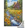 KKOLASXZE Mountain Cottage Puzzles, Puzzle 1000 Pezzi,Puzzle Per Adulti, Collezione Challenge, Puzzle Impossibili, Puzzle Stampa Di Alta Qualità 1000pcs (75x50cm)