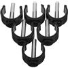 Healeved 6 Clip Per Bastoni Per Stampelle Da Passeggio - Accessori Per Morsetti Per Maniglie