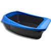 Pet's Market Lettiera Toilette Aperta Virgo Gatti Paletta Inclusa con cornice e bordi alti 52x39x20h disponibile in colori assortiti