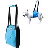 Tineer Cinghie di Sostegno per Imbracatura per Cani Anziani o disabili - Imbracatura di Sostegno per la Schiena Gambe deboli Stand up, Camminata, Scale di Salita - Cinghia ausiliaria a Piedi (S, Blu)