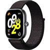 ZoRoll Cinturino per Xiaomi Redmi Watch 5/Watch 4, Nylon Morbido Sport Traspirante Ricambio Bracciale Compatibile con Xiaomi Smart Band 9 Pro/Xiaomi Smart Band 8 Pro - Nero