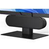 Plyee Audio Altoparlanti per Monitor, Altoparlanti per Computer Desktop PC, Altoparlante USB con Connettore USB A Type C Integrato, Facile da Fissare ai Monitor, 10W (Nero)