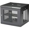 StarTech.com Armadio Rack 9U 19 Montabile a Parete - Armadio di rete a 4 montanti a profondità regolabile (da 6 a 48cm) con sistema di gestione dei cavi e serratura - Ripiano 1U incluso (RK920WALM)