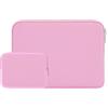 RAINYEAR make life easier RAINYEAR Custodia per laptop compatibile con notebook e Chromebook da 13,3 pollici; custodia protettiva per MacBook Pro/Max da 14 pollici M5 M4 M3 M2 M1 con tasca porta accessori, Rosa