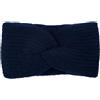 styleBREAKER Fascia da donna in maglia con nodo a torciglione e motivo a coste unicolore, calda fascia per capelli invernale, fascia 04026072, colore:Blu scuro