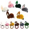 DragonX2 Forcine Coniglio Corde Per Capelli Carine Coniglio Fascia Per Coniglietti 6 Fascette Per Capelli Di Coniglio Più 6 Set Di Forcine Per Bambine, Bambini E Bambine, Acconciatura Fai Da Te