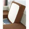 VEAI Copricuscino Divano Chaise Longue Elasticizzato 3/2/1 Posti Copriseduta Protezione con Penisola Cuscino del Divano Fodera per Cuscino (Color : M, Size : C (135-165cm))