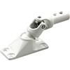 Schellenberg 11119 Piastra di supporto cerniera tapparelle a manovella, interasse fori 42 mm, bianco, Angolo 50°