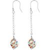 Venetiaurum - Orecchini lunghi Donna con Perle In Vetro Originale Di Murano E Argento 925 - Made In Italy Certificato