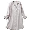DSJJ Pigiama Donna Cotone Camicia Lunga Button Down Camicia da Notte Aperte Bottoni Davanti Pigiami (M-XXL)