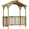 vidaXL Capanno per Barbecue 163,5x93x210 cm in Pino Impregnato