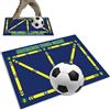 AFAIK Tappeto da Calcio per Allenamento Tappeto da Calcio Passo di Calcio Tappeto da Allenamento Antiscivolo Tappeto da Passo Antiscivolo 60x90 cm Tappeto Ammortizzante per Calcio Controllo della