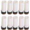 VBESTLIFE Vbest life Confezione da 10 Pezzi Punte da Biliardo Punte da Stecca da Biliardo, Stecca da Biliardo Punta da Asta Asta di Ricambio per Stecche da Biliardo e Biliardo(10mm)