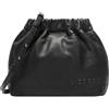 Liebeskind Hobo S Cloud Sheep Natural, Borsa a Mano Donna, Nero