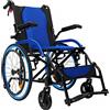 SJAPEX Sedia A Rotelle Pieghevole Leggera Di Alluminio Attivo, Sedie A Rotelle Semoventi, Sedia A Rotelle Ultraleggera Di Viaggio Per La Casa E Sulla Strada 1