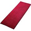 Decomira Tappeto Bagno Antiscivolo in Ciniglia | Tappetino bagno super assorbente, lavabile in lavatrice | Per il bagno, la doccia, la vasca da bagno o come tappetino WC | Rosso - 50x150 cm