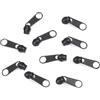 cyclingcolors 10x Cursore Cerniera Ricambio Kit di Riparazione per Cerniera Testa N°3 Cursori per Vestiti Borse Giacche Borse Valigie Jeans, grigio opaco