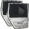 DIZA100 Tendine Parasole Auto Bambini, 2 Pezzi, Tenda Magnetica per Auto a Doppio Strato, Parabrezza Finestrino Laterale, 68 x 51cm Universale Protezione dai Raggi UV, Nero, Oscuramento Vetri Auto