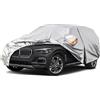 Kayme Telo Copriauto da Esterno, Copertura Impermeabile Anti UV Vento Antipolvere a 6 Strati con Cerniera e Felpato, Compatibile Con Cayenne, GLE, BMW X5, Grand Cherokee, Audi Q7 (SUV:da 485 a 510cm)