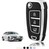 TOOMUME Cover Chiave Auto per Hyundai i30 N CW PD ix35 i20 Tucson NX4 Kona | Silicone Morbido, Antiurto, Anticaduta, Antigraffio, Custodia Protettiva Chiave per i40 i10 i35 ix20 Elantra Accent Verna