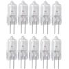 WYLIELAMSH 10 Pz G4 6V 35W Lampada Alogena G4 6V 5W 10W 15W 25W Lampadina Inserita Perline Lampada Di Cristallo Lampadina Alogena,35W