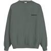 JACK & JONES Felpa da uomo JCOVERSION Sweat Crew Neck, verde, L