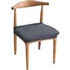 Fodlon 2 Pcs Coprisedia Elasticizzato, Rivestimento Sedia Ufficio, Coprisedie per Sedie Pranzo Antiscivolo Impermeabili, Fodere Sedie Lavabili, Coprisedili Universale per Banchetti Cucina, 30-50cm (Grigio)