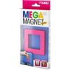 Dahle Mega Magnet SQUARE XL (75 x 75 mm, cornice), rosa