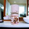 Tex family SET asciugamani CANI Spiritosi in Puro cotone Made in Italy - Rosa