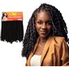 Ser Mulher NINA SOFT DREAD LOCK -Extensions, Dreads per crochet braids removibili 35cm 360gr (4 Castano Scuro)