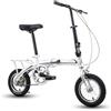 SJAPEX Bici Pieghevole da 12 Pollici, Bici da Studente, Bici Urbane Compatte, per Adulti, Mini Bici Pieghevole Leggera, per Bici da Lavoro E Scuola 4
