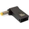 System-S Adattatore USB 3.1 tipo C maschio a DC 20 V 5,5 x 2,5 mm femmina in grigio