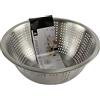 EuroDiscount KI Scolapasta in Acciaio Inox, 28 cm, per Insalata, Frutta e Verdura